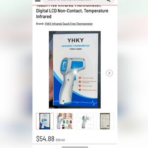 YHKY Infrared Thermometer with Digital LCD